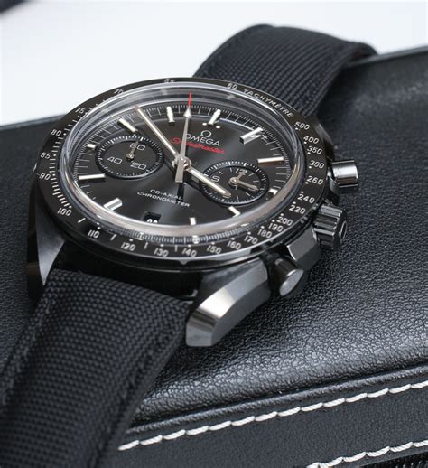 omega speedmaster dsotm|Omega Speedmaster black ceramic price.